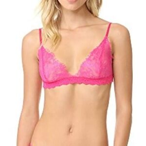 Hanky Panky Pink Lace Bralette. Brand new with tags.Size S